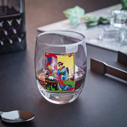 A Timeless Journey by Umberto Brunelleschi Whiskey Glass