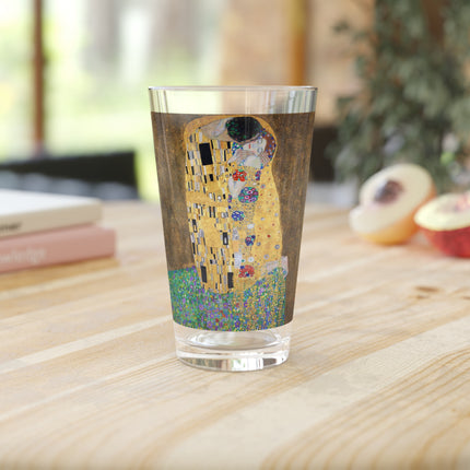 The Kiss by Gustav Klimt  Glass, 16oz