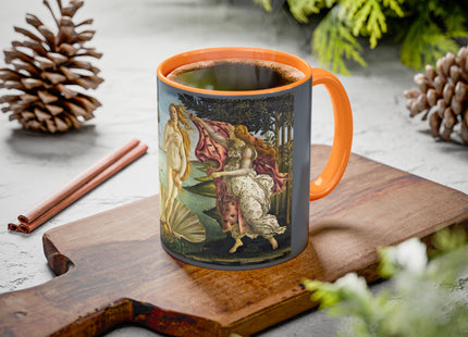 Birth of Venus by Sandro Botticelli Colorful Mugs (11oz, 15oz)
