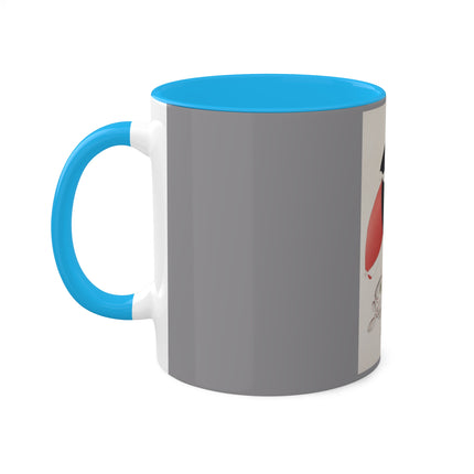 Illustrations of Japanese Toys Pl.056 by Kawasaki Kyosen Colorful Mugs, 11oz