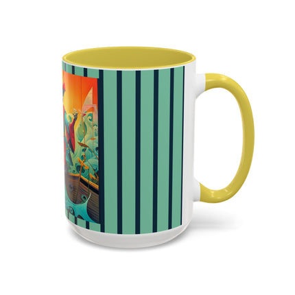 Skeleton Crew of the Misty Seas Colorful Mugs (11oz, 15oz)