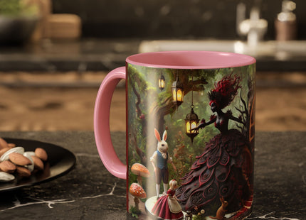 Malice in Wonderland – Gothic Halloween Colorful Mugs (11oz, 15oz)