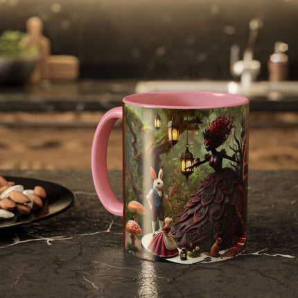 Malice in Wonderland – Gothic Halloween Colorful Mugs (11oz, 15oz)