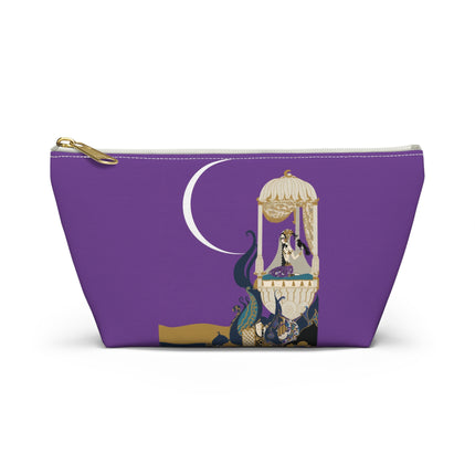 Moonlit Reverie Pavilion Cosmetic Bag – Art Deco Elegance & Mystical Serenity