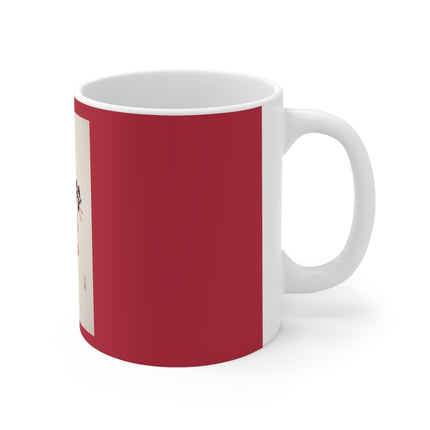 Illustrations of Japanese Toys Pl.001 by Kawasaki Kyosen Ceramic Mug 11oz