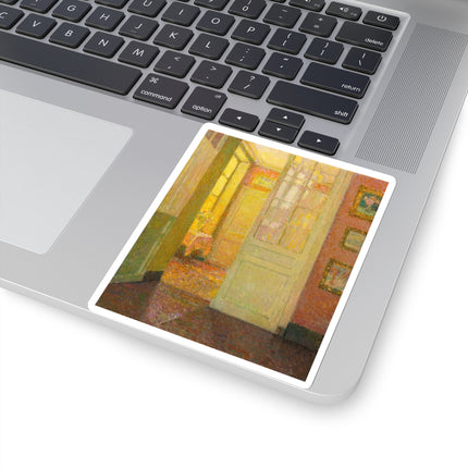 Interior, Window Light by Henri Le Sidaner Kiss-Cut Stickers (4 Sizes)