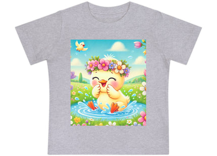 Springtime Splash Duckling Baby Short Sleeve T-Shirt