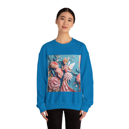 Peony Fairy Unisex Heavy Blend™ Crewneck Sweatshirt