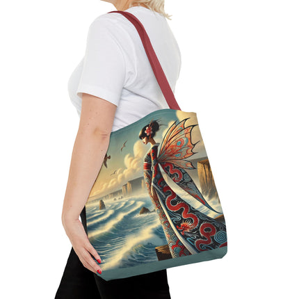 The Coastal Fairy Tote Bag – Serene Grace & Oceanic Magic