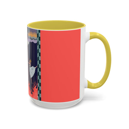 The Firebird's Awakening Colorful Mug (11oz, 15oz) – Ballet Fantasy, Mythic Fire & Art Deco Drama