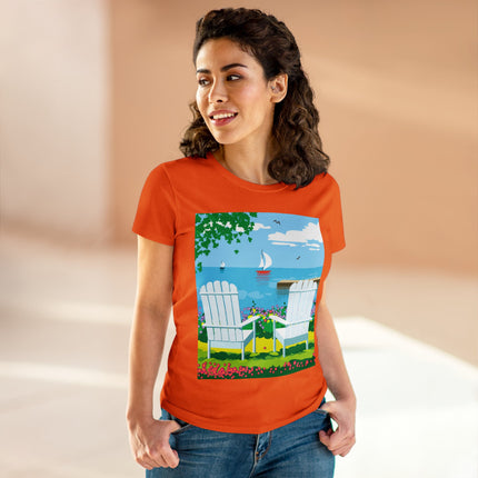 Tranquil Retreat Women's Midweight Cotton Tee