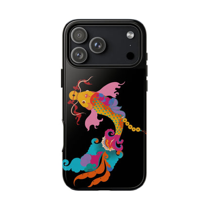 Golden Koi Phone Case – Lucky Swim & Vibrant Fortune