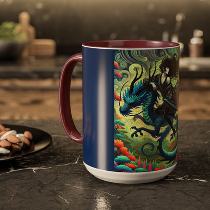 Mystic Guardian of the Sky Light Colorful Mugs (11oz, 15oz)