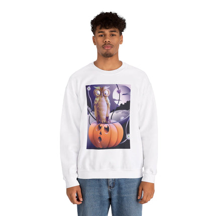 The Startled Pumpkin Unisex Heavy Blend™ Crewneck Sweatshirt