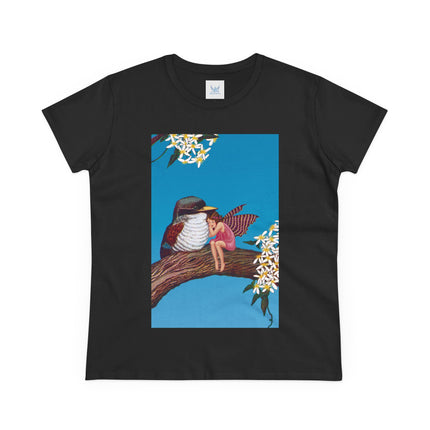 Magnolia Fairy and the Woodland Bird Cotton Tee