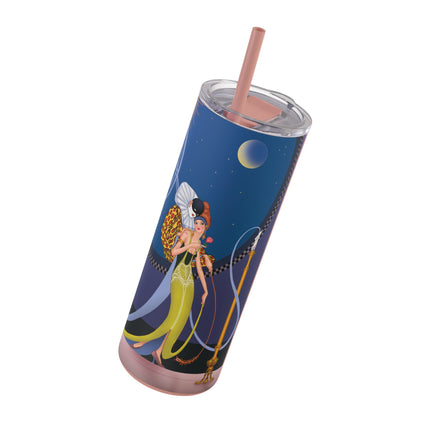 Moonlit Serenade Skinny Matte Tumbler, 20oz