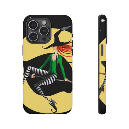 A Witch’s Moonlit Flight Phone Cases