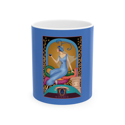 September & Sapphire (from the Gem Series) by Sofia Chiostri Ceramic Mug 11oz