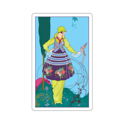 Exquisite Elegance by Umberto Brunelleschi Kiss-Cut Stickers (4 Sizes)