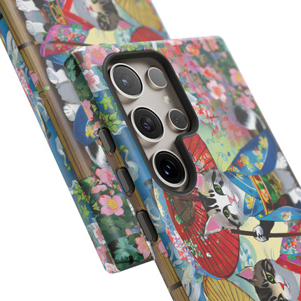 Kimono Kitties Phone Cases
