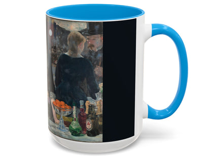 A Bar at the Folies-Bergère by Edouard Manet Colorful Mugs (11oz, 15oz)