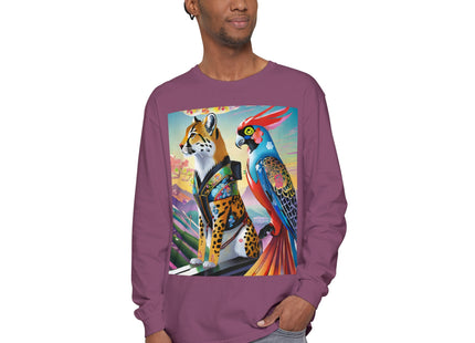 Cybernetic Duets Garment-dyed Long Sleeve T-Shirt