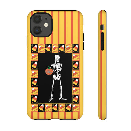 Candy Corn Skeleton Phone Cases