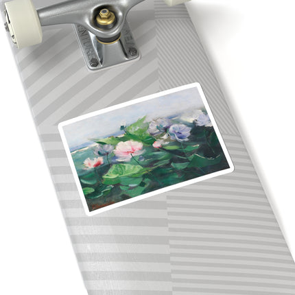 Water Lilies by Karl Hagemeister Kiss-Cut Stickers (4 Sizes)