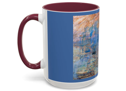 Sunrise by Claude Monet Colorful Mugs (11oz, 15oz)