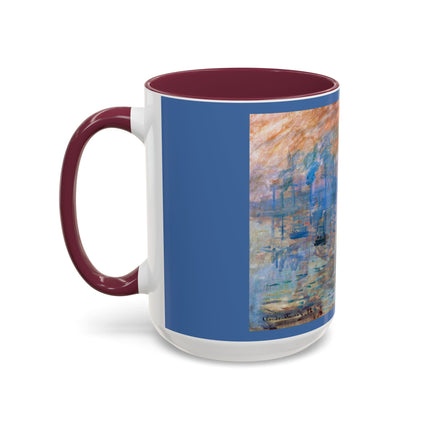 Sunrise by Claude Monet Colorful Mugs (11oz, 15oz)