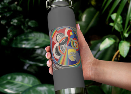 Rythme No. 1 by Robert Delaunay Copper Vacuum Insulated Bottle, 22oz