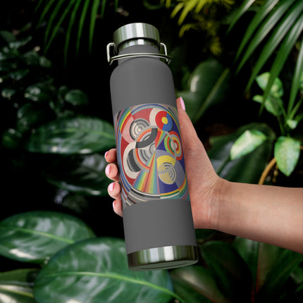 Rythme No. 1 by Robert Delaunay Copper Vacuum Insulated Bottle, 22oz
