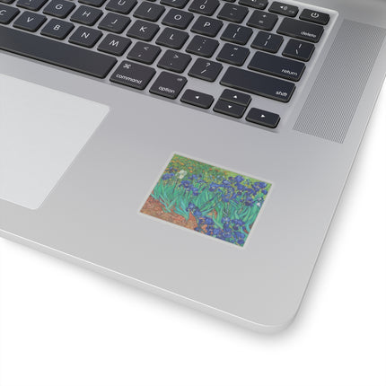 Irises by Vincent Van Gogh Kiss-Cut Stickers (4 Sizes)