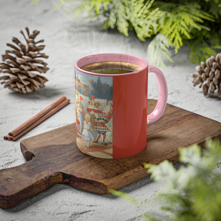 Off with her head! Off with— by Sir John Tenniel Colorful Mugs, 11oz
