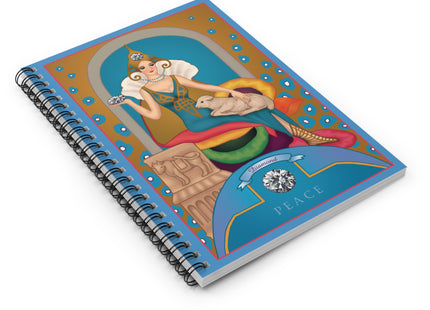 April & Diamond (from the Gem Series) by Sofia Chiostri Spiral Notebook - Ruled