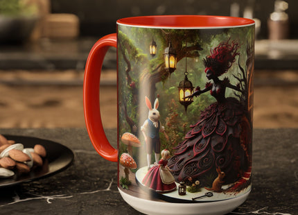 Malice in Wonderland – Gothic Halloween Colorful Mugs (11oz, 15oz)