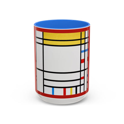 Place de la Concorde by Piet Mondrian Colorful Mugs (11oz, 15oz)