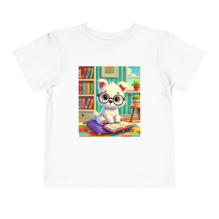 Little Scholar Pup Toddler Short Sleeve Tee