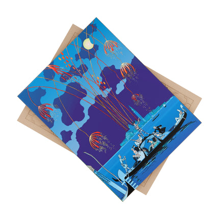 Fireworks in Venice by George Barbier Ceramic Tile