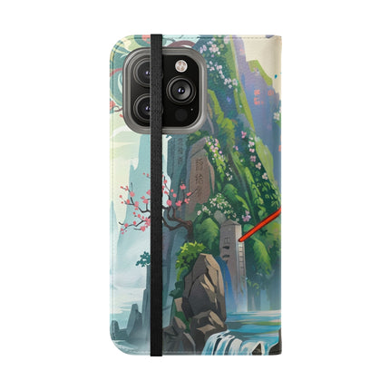 🐘⚔️ Cyberpunk Elephant Samurai Flip Case – Ancient Wisdom & Neon Power