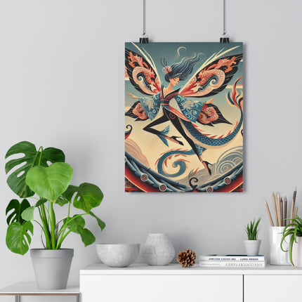 Dragon Fairy of the Temple Giclée Art Print