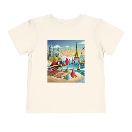 Crab Architect Toddler Short Sleeve Tee