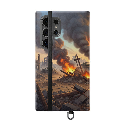 🦉🌟 The Owl on the Front Lines Flip Case – Courage & Quiet Strength