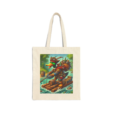 The Daring Drake Cotton Canvas Tote Bag