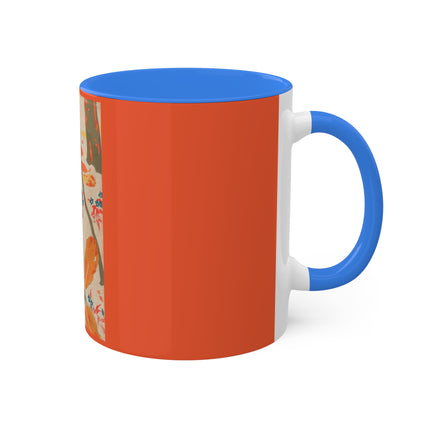 Book Illustration by Hashiguchi Goyō Colorful Mugs, 11oz