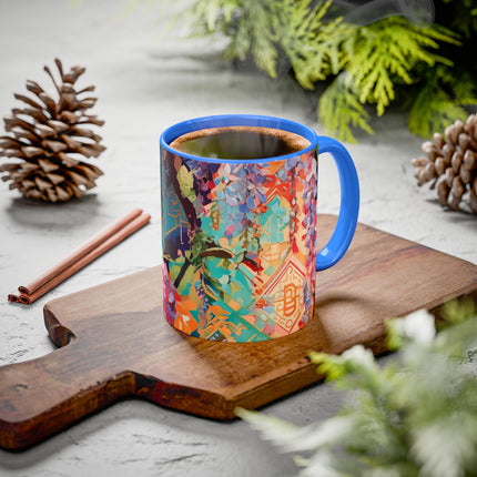 Golden Wisteria Symphony Colorful Mugs (11oz, 15oz)