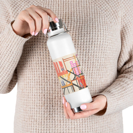 Maquettes de Théatre 4 by Alexandra Exter Copper Vacuum Insulated Bottle, 22oz