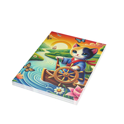 Sailor Kitten’s River Adventure Postcard Bundles (envelopes included) - Bundles of 10, 30, 50 Pieces