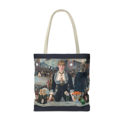 A Bar at the Folies-Bergère by Edouard Manet Tote Bag (AOP)
