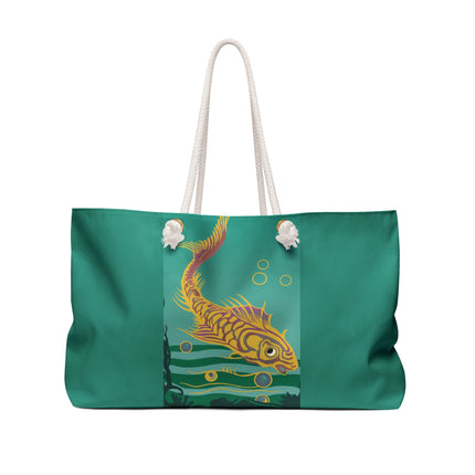 Golden Serenity Weekender Bag